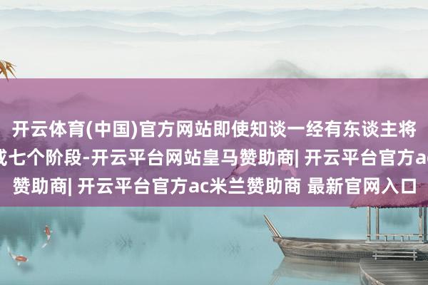 开云体育(中国)官方网站即使知谈一经有东谈主将情感周期差异了五级或七个阶段-开云平台网站皇马赞助商| 开云平台官方ac米兰赞助商 最新官网入口